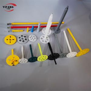 Wholesale 1.3mm 120mm Plastic Insulation Anchors With Metal Nail from china suppliers