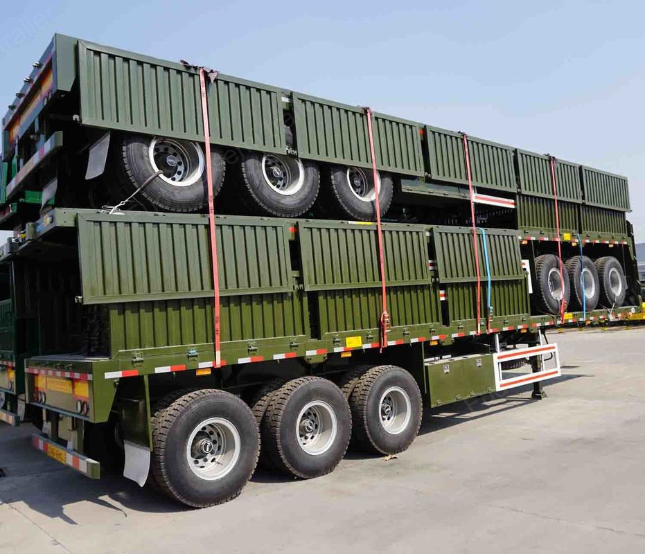 40 Feet 60 Tons Payload Side Wall Semi Trailer Steel T700 Trailer Frame