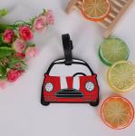 2018 Durable prevent luggage missing pvc luggage hang tag/travel 3D silicone