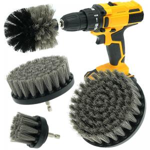 China Household Easy Cleaning 4 Pcs Brush Drill For Kitchen Bathroom Auto Cleaning on sale