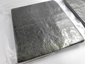 Wholesale Japanese Korean Toasted Seaweed Sea Vegetable Sushi Nori 50PCS Full Sheets Half Sheets from china suppliers