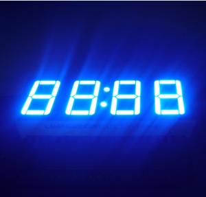 China Ultra Blue LED Clock Display 0.56  , Led 4 dight 7 Segment Display 50.4*19*8MM on sale