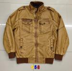558 Men's pu jacket coat