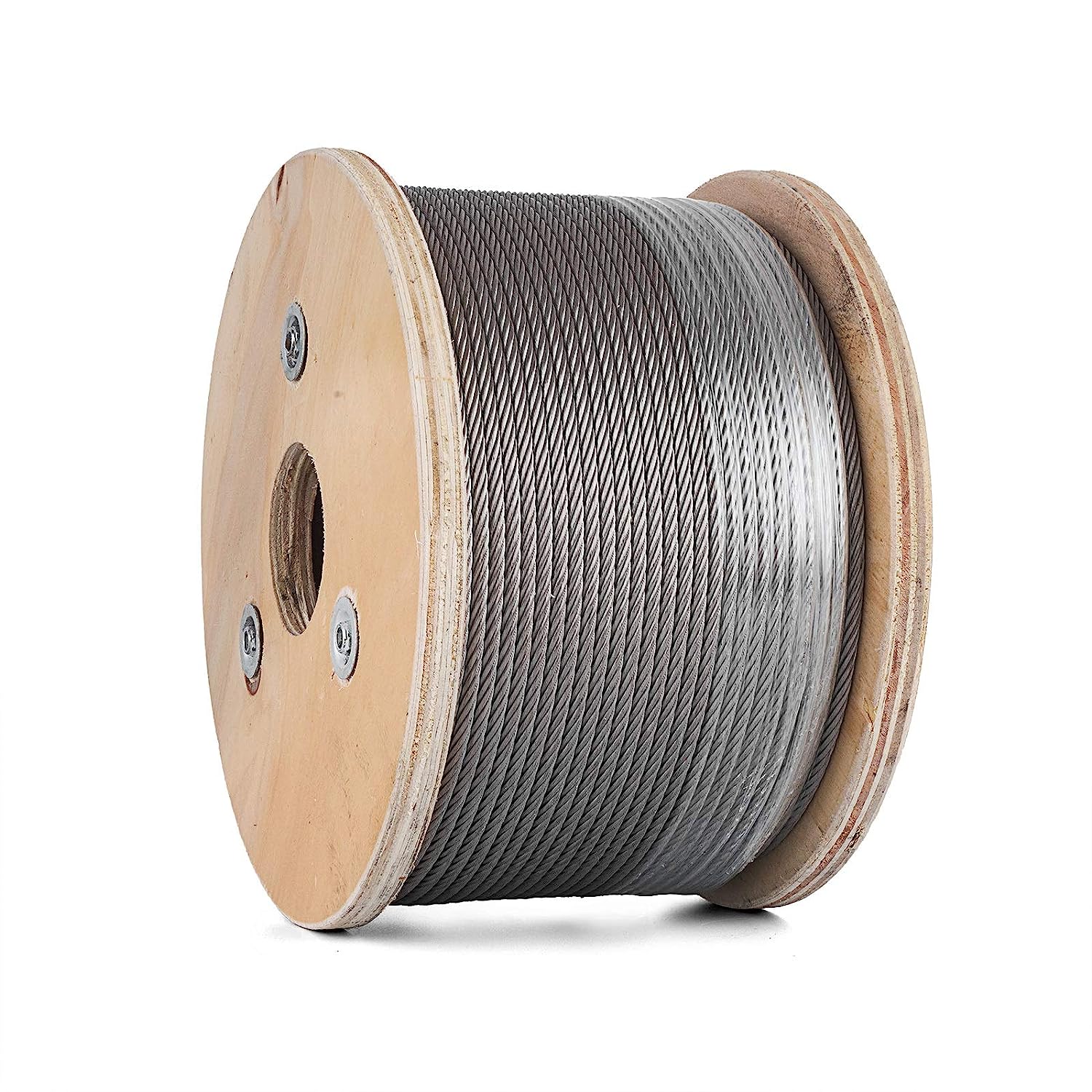 Non-coated 250FT Wire Rope Cable For Railing 7x7 7x19 1/8" Stainless Steel T316 Aircraft Deck Railing Cable