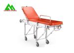 Stretcher Hospital Bed With Wheels Emergency Room Equipment Stainless Steel