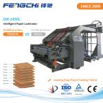 High Speed Flute Laminator Anticorrosive Paper Laminating Machine Unique Servo