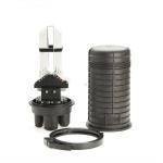 Ip68 Outdoor Fiber Splice Enclosure Wall Mounting 720/960 Core Ribbon Dome
