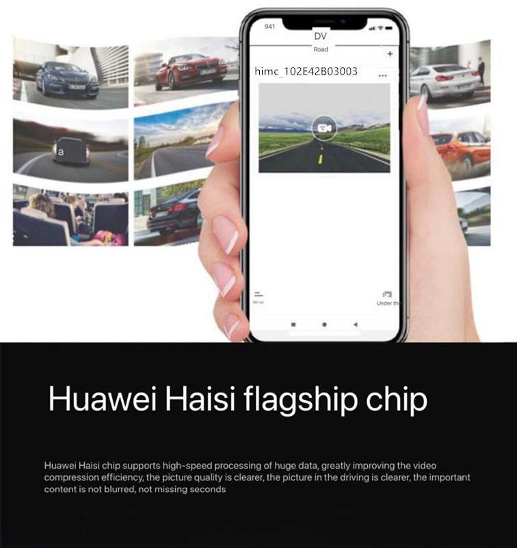 Rearview Mirror Car DVR Motion Activated Dashcam Video Recorder FHD1080P Dual Lens