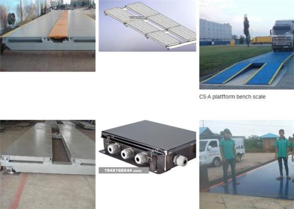 80 Ton Electronic Lorry Weighbridge LED Display Type Automatic Reset Force