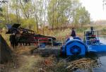 Automatic Cutter Lake Plants Boats Water Hyacinth Grass Aquatic Weed Harvester