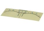 Transparent Eyebrow Measuring Tool / Microblading Ruler Sticker