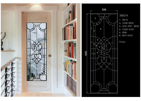 Solid Flat Tempered Decorative Glass Windows Private Imports Series Finely