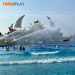 Outdoor Tsunami Wave Pool Fiberglass Steel Water Playground Equipment