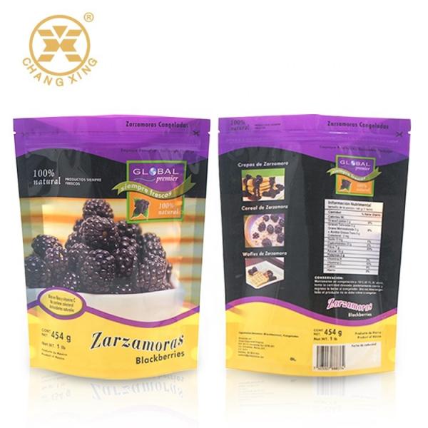 Zipper Frozen Dry Fruit Packaging Bags Preserved Fruit Roll Film Preserved Fruit