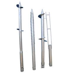Wholesale Solar Ground Mounted 45KN 6000mm No Dig Ground Screw Anchor For Shed from china suppliers