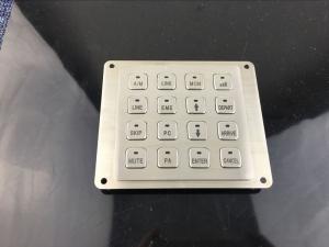 Wholesale 4X4 keys backlit rugged stainless steel keypad for smart door access system from china suppliers