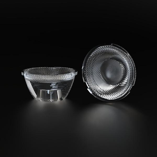 Diameter 40mm upgrade hotel cut-off Lens PC material for wash wall lamp VA 60°