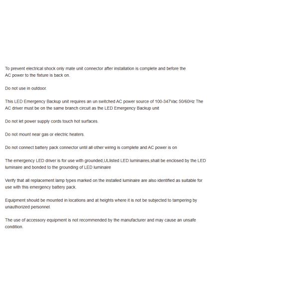 UL924/CSA Emergency Panic Light Ballast Powerpack LED Driver Certified Smart Indicator Li-ion 2500mAh 15W 1.5h 5-Year Warranty For Indoor Luminaires