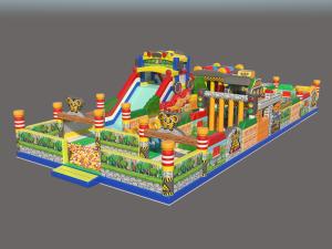 Wholesale Jungle Tiger Theme Inflatable Fun Park For Childrens Playground from china suppliers