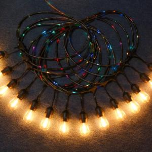 Wholesale RGBW S14 Warm White 10M 15M Outdoor Bulb String Lights from china suppliers