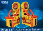 Kids Arcade Punching Machine / Punching Game Machine Steel Wooden Material