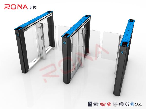 Brushed Surface Speed Gate Fastlane Turnstile Half Height Turnstile With