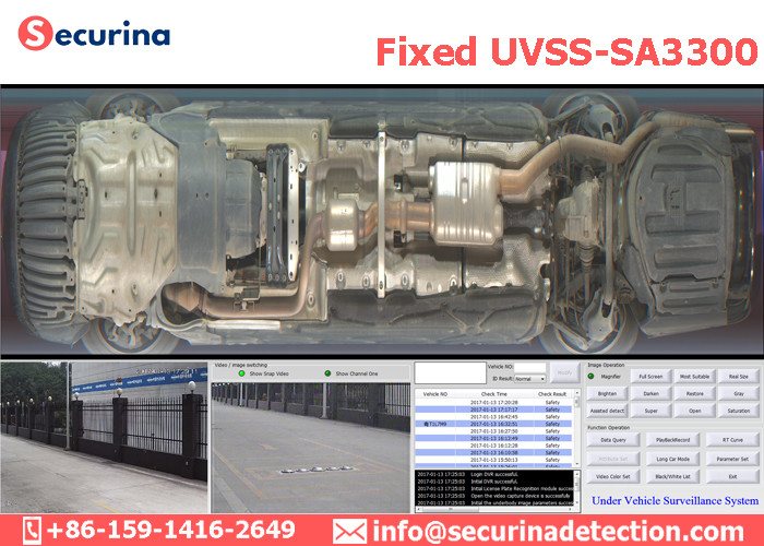 RS422 120W Under Vehicle Inspection System IP68 Waterproof Camera