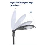 Die Casting Aluminum Led Solar Street Light Adjustable Angle Head Oudoor 6500K
