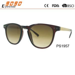 Wholesale Sunglasses in fashionable design,made of plastic ,suitable for men and women from china suppliers