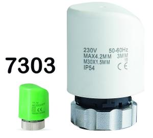 Wholesale 7303 7304 7305 Transparent Shell Thermoelectric Actuator Wax Motor Driven CE Approved 100000 travels Lifespan from china suppliers