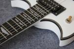 White Glossy Finish YMH SG Electric Guitars China Chrome Hardware