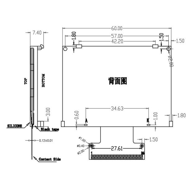 Customize Lcd Panel STN FSTN ST7565R Alphanumeric LCD Display Module