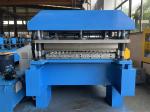 High Quality Roofing Wall Panel Roll Forming Machine With Hydraulic Post Cutting