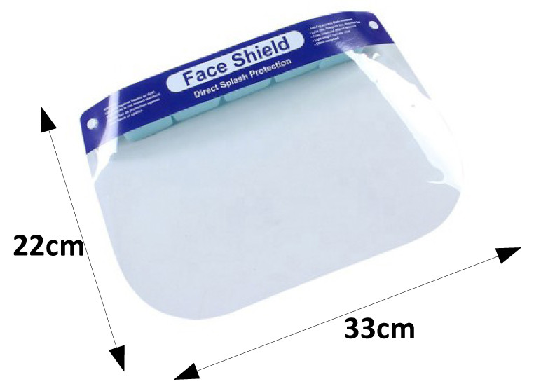 Anti Static Reusable Lightweight Transparent Face Shield