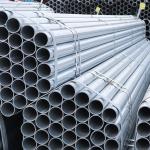Q355 Q345 Furniture Galvanized Steel Tube 12m Length Decoiling Punching