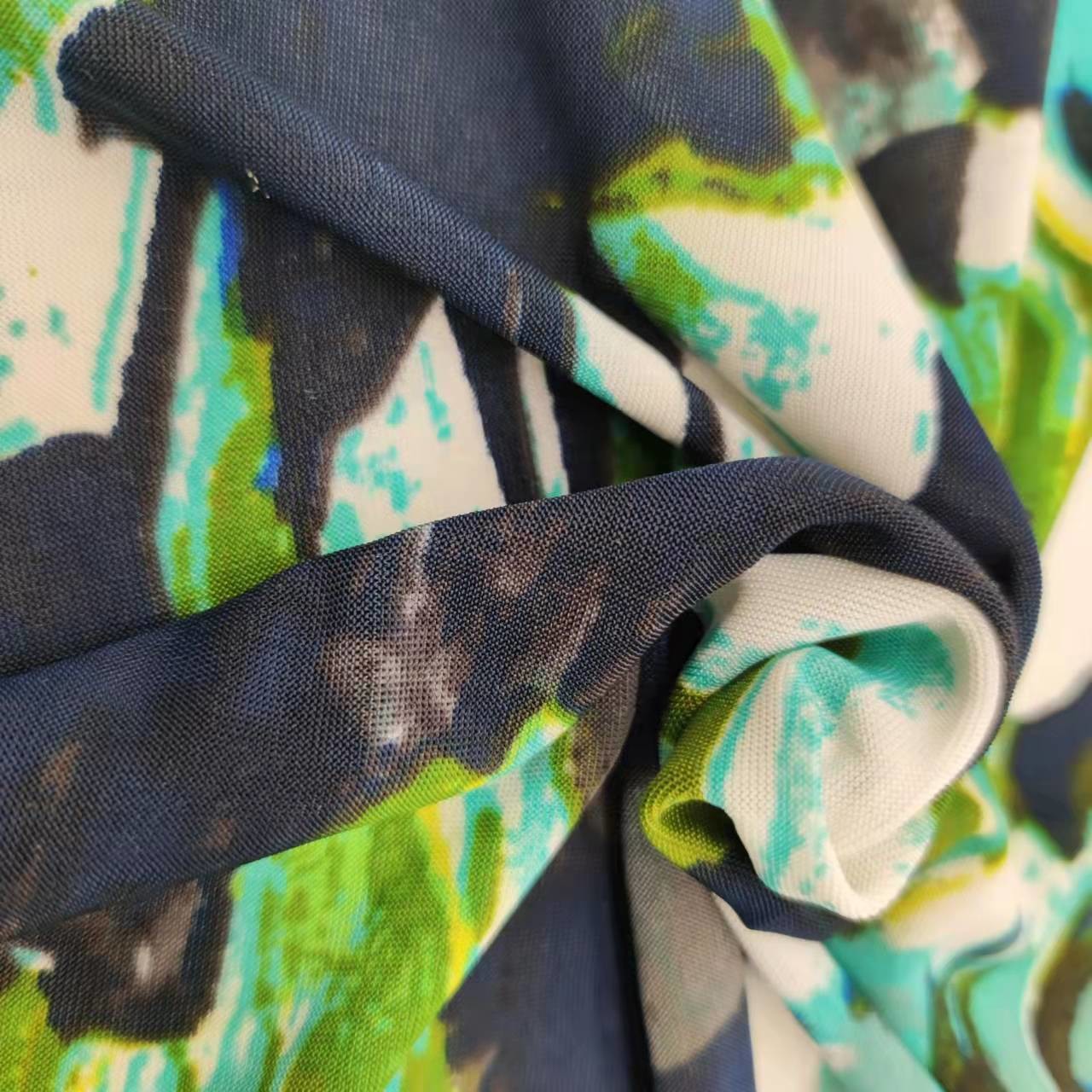 100 Polyester Printed Microfiber Fabric For Clothing 140gsm Breathable