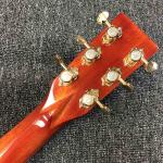 Custom Grand GD45md Madagascar Acoustic Guitar Solid Europe KOA Back Side Maple