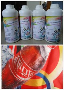 Wholesale CMYK Color Fabric Sublimation Printing Ink For Garment Cotton Polyester Printer from china suppliers