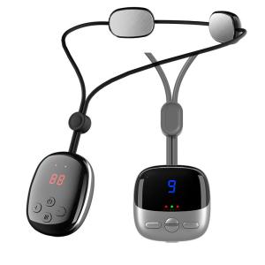 Wholesale Portable Wearable Cervical Spine Massage Instrument Heating Cervical Traction Device Neck and Shoulder Relaxer from china suppliers