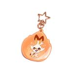 Cute Clear Transparent Epoxy Custom Acrylic Glitter Keychain Keychains