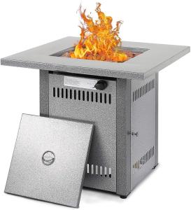 Wholesale Modern Smoke Free Square Fire Pit Table Metal Propane Brazier For Patio from china suppliers