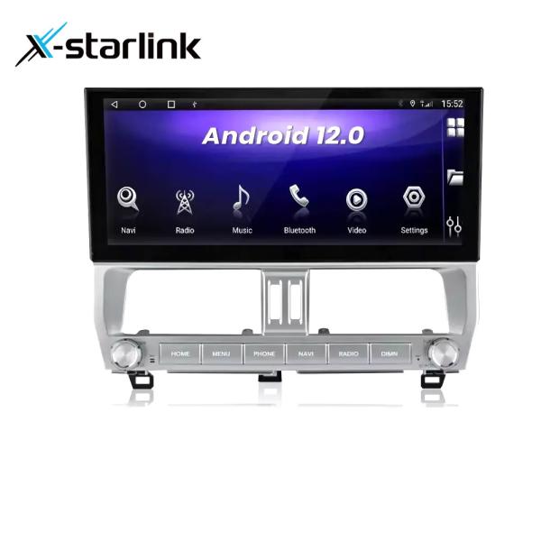 12.3Inch Carplay Android13 Car DVD Player For Toyota Land Cruiser Prado 2018