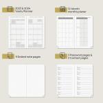 Customization Student Weekly Planner 2023 Hard Cover 4.25X6.75In