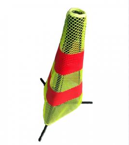 China Reflective Collapsible Road Traffic Cones 600mm Textile Material on sale
