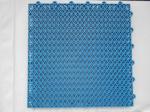Yellow Hockey Court Indoor Sports Flooring No Toxic Interlocking PP Tile
