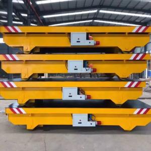 Wholesale Customizable Trackless Transfer Trolley Electric Flatbed With Steel Frame from china suppliers