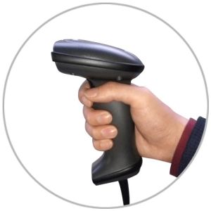 High Speed Laser Bacode Scanner, USB Interface Retail Code Reader