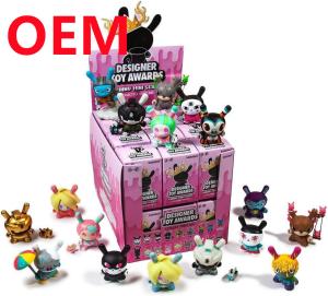 Wholesale Customized 5cm Height Plastic Figurines Made 24 Designs PVC Dolls OEM Blind Box Toys from china suppliers