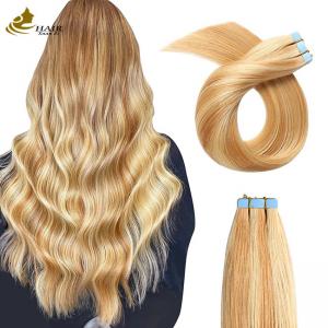 Wholesale Yellow Colored Human Wavy Hair Extensions Natural Look And Feel from china suppliers