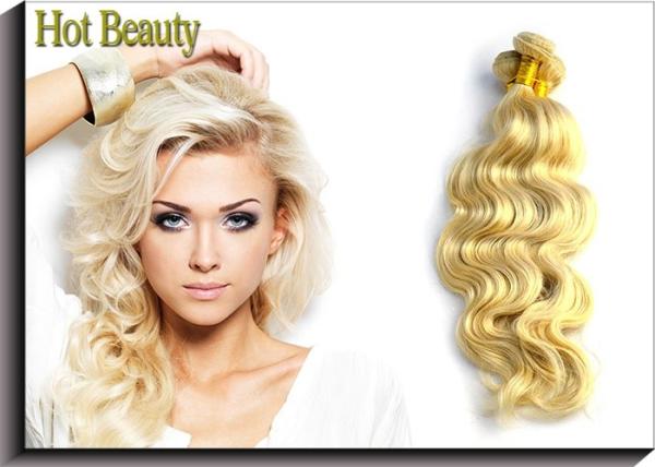 Hot Beauty Russian Virgin Human Hair Extensions Body Wave Remy Hair Weft Color